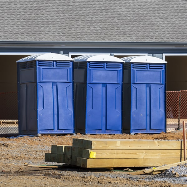 are there any restrictions on where i can place the portable toilets during my rental period in Wisner